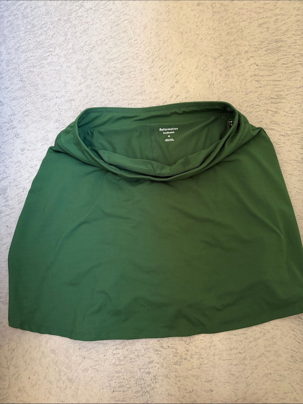 Reformation Forest Green Skirt - Picture 2 of 5